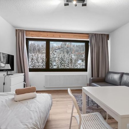 Studio Cosy Au Centre De Crans-Montana Kültér fotó