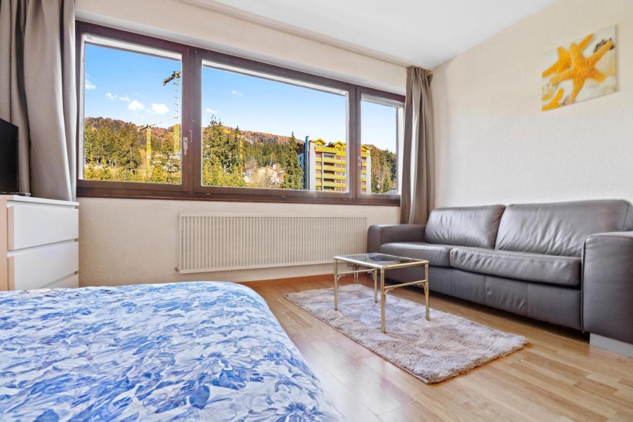 Studio Cosy Au Centre De Crans-Montana Kültér fotó