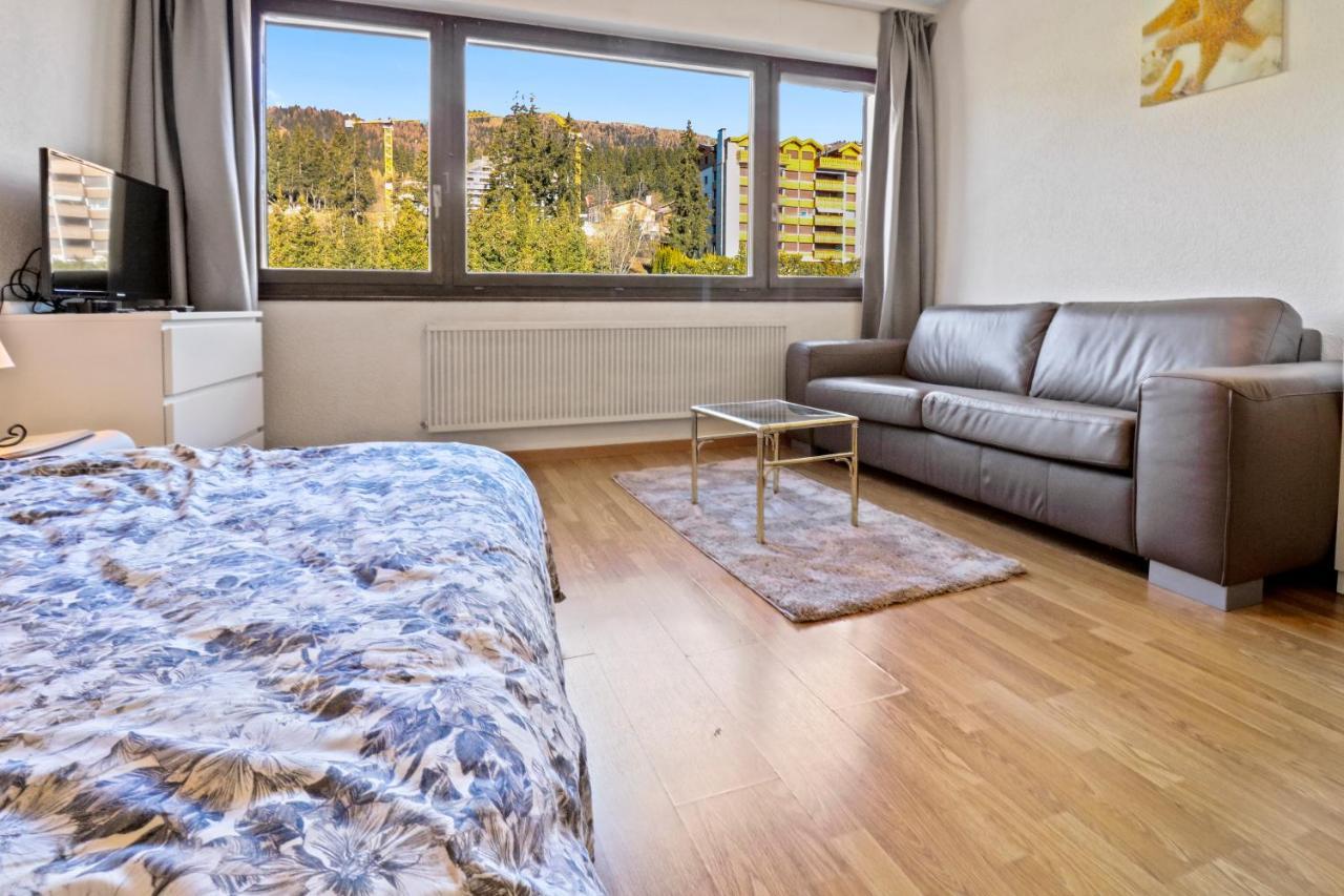 Studio Cosy Au Centre De Crans-Montana Kültér fotó
